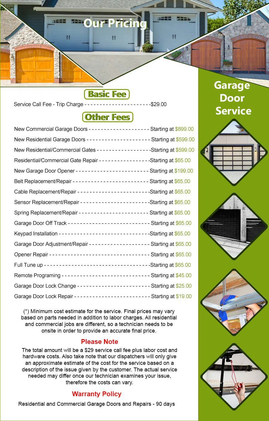Galaxy Garage Door Service Philadelphia, PA 215-337-4173